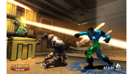 Champions Online - Screenshots: Superhelden im Kampf