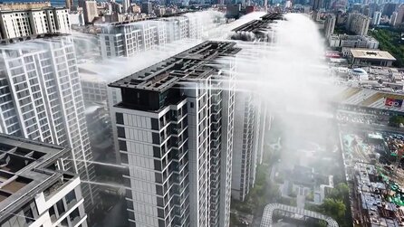 Regen, der nicht vom Himmel fällt: Wie China die Klimatisierung von Gebäuden neu denken und dabei weniger Strom verbrauchen will