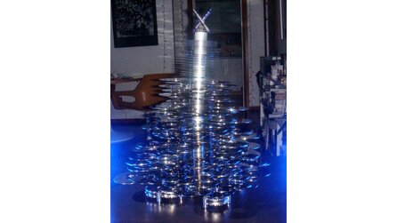 Christbäume aus alter Hardware - Kreative Nutzung von Festplatten oder CDs