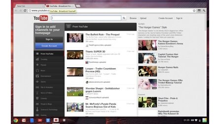 Chrome OS mit Aura - Screenshots