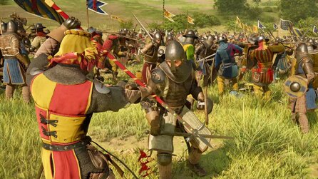 Eine komplette Schlacht aus Chronicles: Medieval macht euch zum ritterlichen General