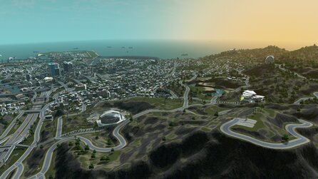 Cities: Skylines - Screenshots des Nachbaus von Los Santos aus GTA 5