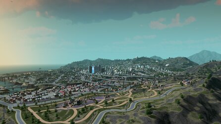 Cities: Skylines - Screenshots des Nachbaus von Los Santos aus GTA 5