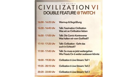 Civilization 6 im GameStar-Stream - Ab 16 Uhr live - mit der finalen Release-Version!
