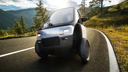 Dreirad der anderen Art: Ihr könnt bis zu 120 kmh schnell fahren, aber dafür müsst ihr die ganze Zeit in die Pedale treten