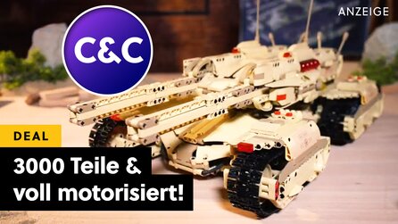 Command + Conquer: Riesiger Mammut-Panzer im LEGO-Style mit über 3.000 Teilen, voll motorisiert und ultragünstig!