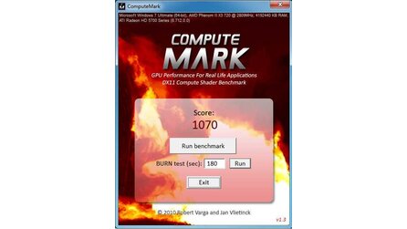 ComputeMark - Neue Version des DirectX-11-Benchmarks