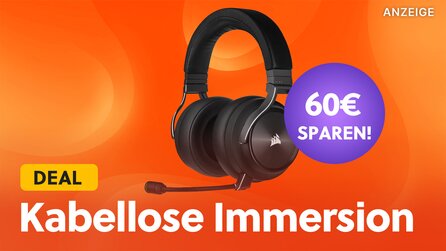HiFi-Sound für PC, PS5 + Xbox Series X: Wireless Gaming Headset von Corsair drastisch reduziert im Amazon Prime-Angebot!