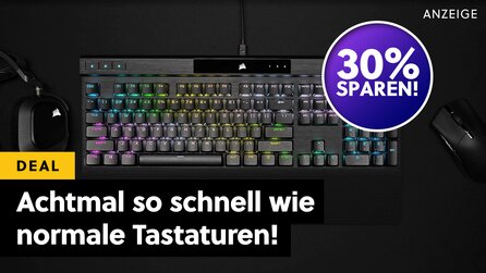Lässt andere Keyboards Staub schmecken: Optisch-mechanische Gaming-Tastatur mit achtfachem Tempo im Amazon-Angebot!
