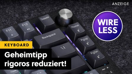 Die einzige Tastatur, die ich mir jetzt kaufen würde, ist aktuell ultragünstig: Die Schalter sind sogar schallgedämpft!