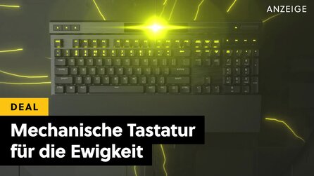 Eine mechanische Tastatur für die Ewigkeit ist jetzt günstig wie nie bei Amazon: 100 Mio. Tastenanschläge, 8000Hz und extrem robust