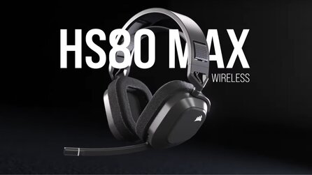 Corsair stellt neues Gaming-Headset mit 24 Bit Audio vor: Das kabellose HS80 Max im Trailer