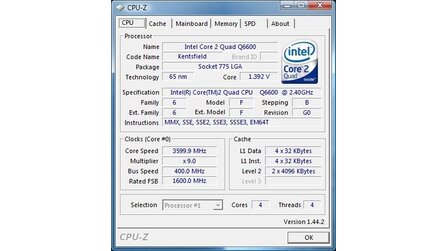 CPU-Z - Neue Version 1.46