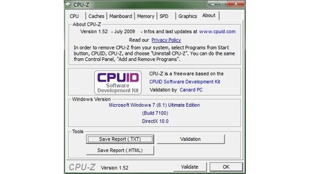 CPU-Z - Gratis-Tool mit neuen Fähigkeiten