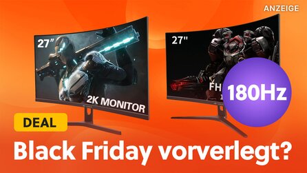 Über 170Hz, aber unter 170€: Dieser 27 Zoll curved Gaming-Monitor wird euch auf Amazon nachgeworfen