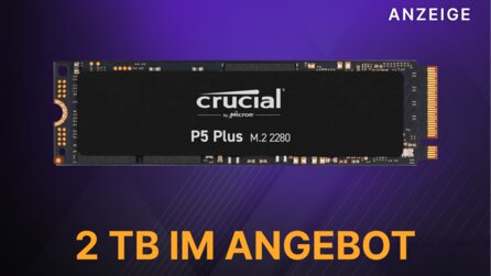 Sichert euch jetzt die Crucial P5 NVMe-SSD mit zwei Terabyte im Angebot!