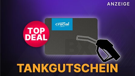 Kauft jetzt eine Crucial 1 TB SSD für euren Gaming-PC und sichert euch einen Tankgutschein