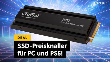 Bockstarke Crucial 2TB SSD zum Tiefstpreis: Amazon haut zur Tech Week eine absolute Top-SSD für PC und PS5 lächerlich günstig raus!