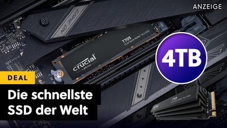 Teaserbild für Die schnellste 4TB SSD der Welt bekommt ihr in der Amazon Gaming-Week jetzt mit über 150€ Rabatt!