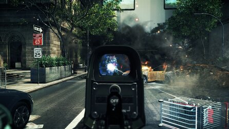 Crysis 2 - Screenshots: Explosionen in New York