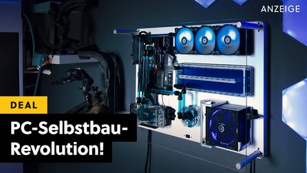PC selber bauen? Dieses Gehäuse revolutioniert euer Setup - und verlegt eure Komponenten an die Wand!