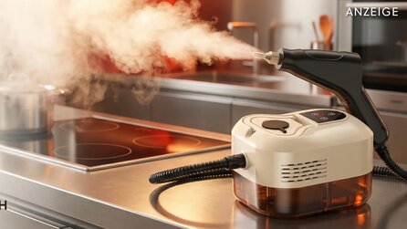 Dieses nützliche Gadget lässt Dreck einfach »verdampfen« - Jetzt zum Dampfhammer-Preis!