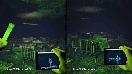 Daylight - Vergleichs-Video: Daylight mit und ohne PhysX