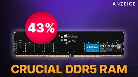 DDR5 RAM im Amazon-Angebot: 16GB + 32GB Arbeitsspeicher der neusten Generation jetzt 43% günstiger