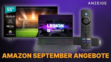 Nur noch bis morgen: OLED TV und Gaming Laptop mit RTX 3070 im Amazon September Angebot