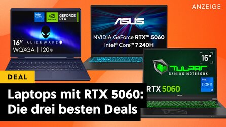 Die drei besten günstigen Gaming-Laptops mit RTX 5060 in den Amazon Frühlingsangeboten