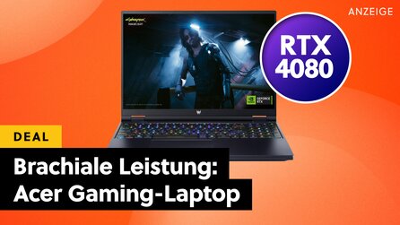 Dieser Gaming-Laptop mit RTX 4080, i9 und 240Hz kann über WQHD nur lachen: 500€ Rabatt auf brachiale Gaming-Leistung!
