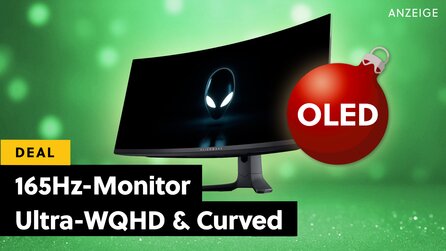 Über-Monitor mit QD-OLED Technologie: Alienware Curved Gaming-Monitor mit 34 Zoll, WQHD und satten 165Hz ist im Angebot