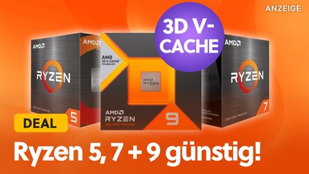 Vom Budget-King bis zur High-End-CPU Ryzen 9 7900X3D - Hier gibts gerade krasse Angebote auf AMD Gaming-Prozessoren