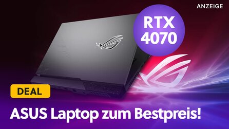 ASUS Gaming-Laptop mit RTX 4070 und Ryzen 9 so günstig wie nie: Diese High-End-Maschine mit 240 Hz liefert massig FPS in WQHD