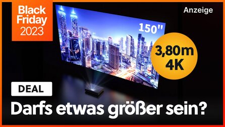Dieses Teil stellt jeden Smart-TV in den Schatten: 4K, HDR, riesige 150 Zoll und gerade über 500€ günstiger