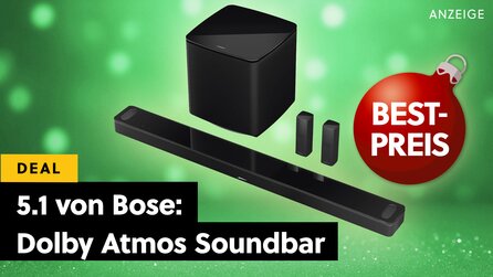 Nagelneue Dolby Atmos Soundbar von Bose für echten 5.1 Surround-Sound am Smart-TV: Das beste Geschenk für Heimkino-Fans