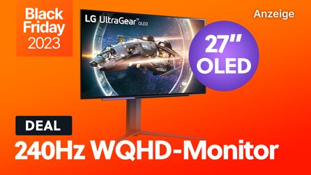 Der mit Abstand günstigste OLED (!) Gaming-Monitor mit 27 Zoll, WQHD und satten 240Hz ist gerade im Amazon-Angebot!