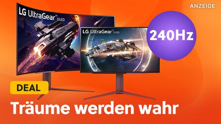 Die OLED-Monitore eurer Träume sind jetzt im Angebot! 240Hz, WQHD, 27 oder 45 Zoll und Curved