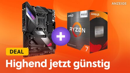 Die Basis für einen High-End-Gaming-PC für 4K ist verlockend günstig: ASUS Motherboard + Ryzen 7 5800X3D CPU im Angebot