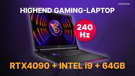 Fast 1000€ Rabatt: Brutaler Highend Gaming Laptop mit RTX4090, i9, 64GB RAM und 240Hz im Angebot