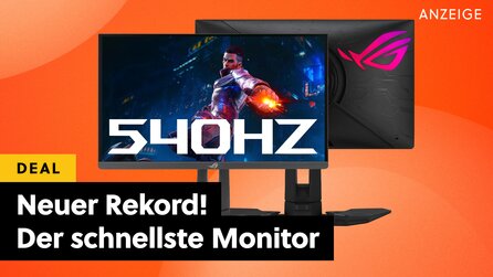 Neuer Rekordhalter: Der weltweit schnellste Gaming-Monitor kommt von ASUS und schafft eine wahnwitzige Bildrate