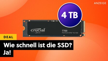 Die besten UND schnellsten SSDs im Amazon-Angebot: Endlich mehr Speicher dank 4TB M.2 NVMe für PC und PS5