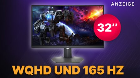 Mehr als nur 1080p bei 144Hz: 32 Zoll Gaming Monitor mit 1440p und 165Hz bringt pure Immersion