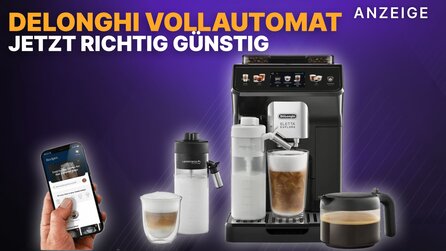 Kaffeevollautomat Testsieger: DeLonghi Kaffeemaschine mit Milchaufschäumer jetzt richtig günstig