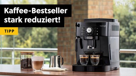 Der begehrteste Kaffeevollautomat bei Amazon ist jetzt für kurze Zeit richtig günstig: Mit 13-stufigem Kegelmahlwerk und Milchaufschäumer!