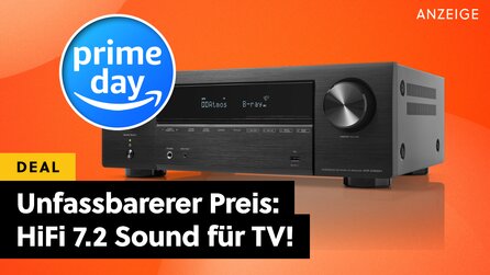 ENDLICH guter Sound im Wohnzimmer! Denon HiFi-AV-Receiver sagenhaft günstig am Prime Day: 4K, 120Hz und ein Klang, der auch mich überzeugt hat!