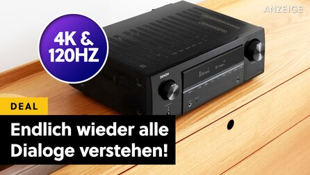 4K mit 120Hz, echter Surround-Sound und günstig wie noch nie: Dieser AV-Receiver ist mein Preis-Leistungs-Tipp!