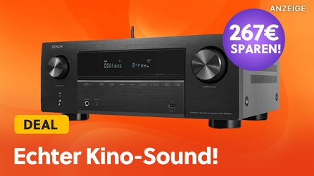 Weil echter Surround Sound einfach besser ist: Mit diesem Denon AV-Receiver habt ihr Kinosound daheim!