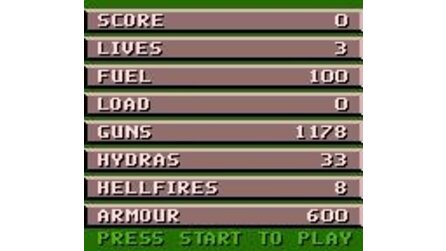 Desert Strike: Return to the Gulf Game Gear