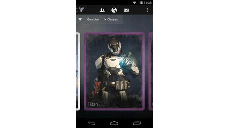 Destiny - Screenshots aus der Begleit-App